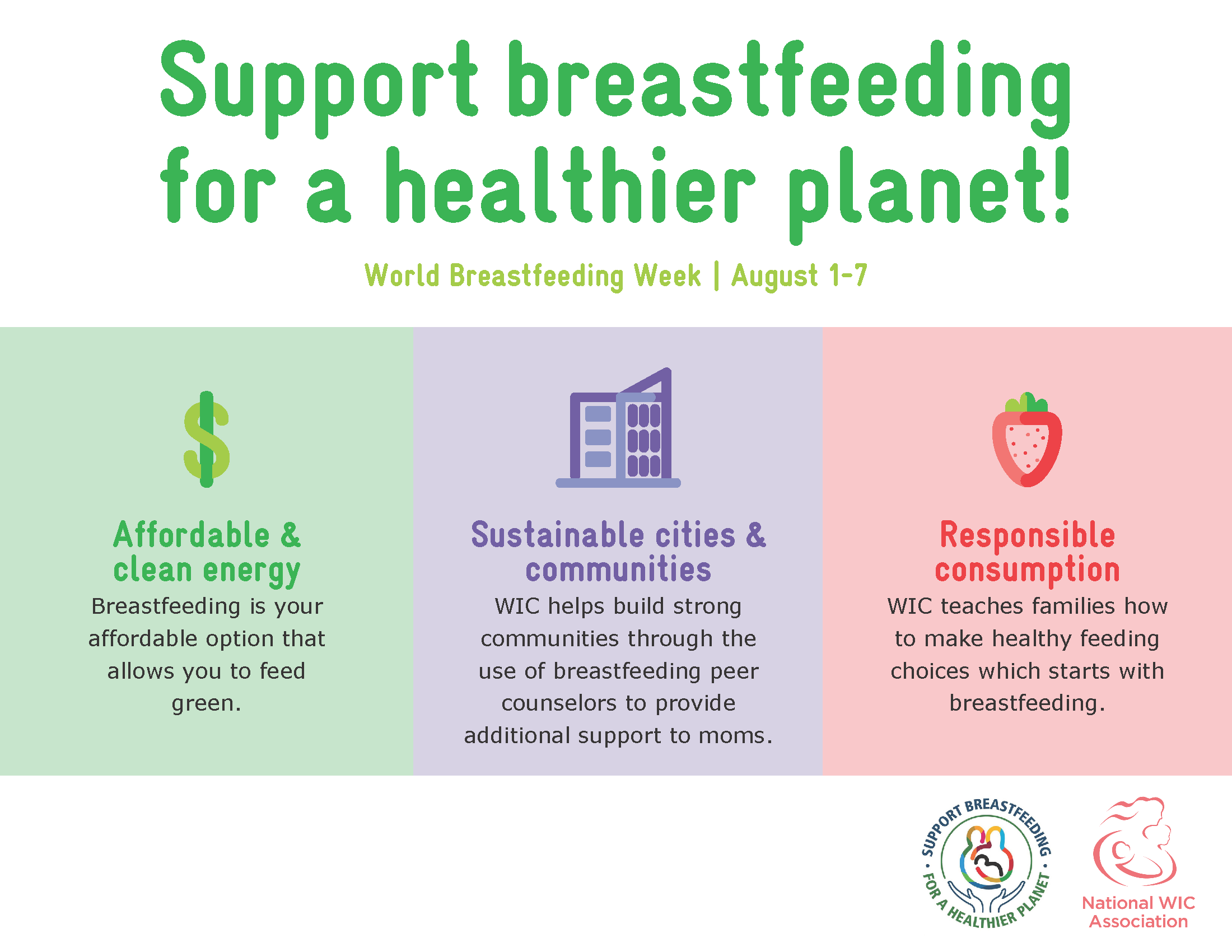 World Breastfeeding Week Support Breastfeeding for a Healthier